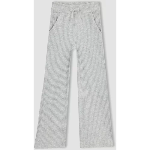 Defacto Girls Ribbed Camisole Wide Leg Sweatpants