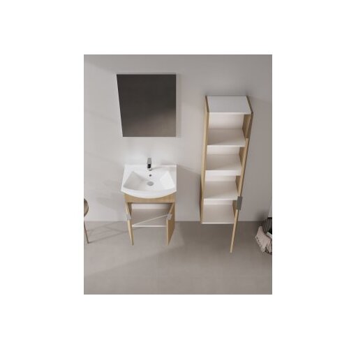 Hanah home Kupatilski ormarić sa umivaonikom i ogledalom (2 komada) Purus 55 314 Cene