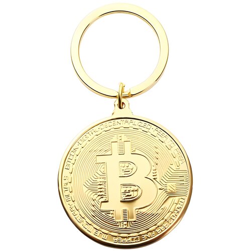 IZMAEL Privjesak Bitcoin - Zlatna Slike