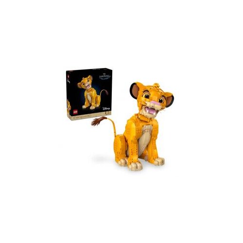 Lego igračka blokira Disnei Ioung Simba, Kralj lavova 18+, žuta Cene