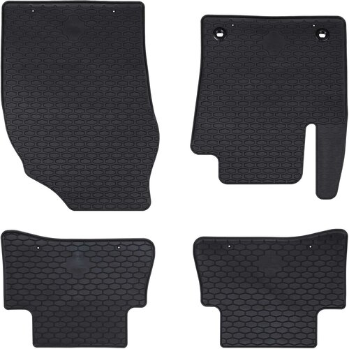 Auto tepih 4 pcs Crna prikladno za Toyota C-HR hibrid 2017-2023 Slike