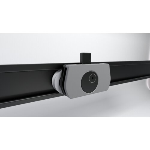 Copen alpha black stakleni paravan - 120 cm Slike