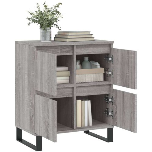 VidaXL Komoda sivog hrasta sonome 60x35x70 cm od konstruiranog drva Slike