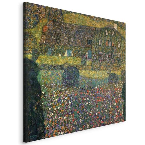  Slika - Gustav Klimt &ndash; Country House on the Attersee Lake 60x60 Na talijanskom platnu Cijene