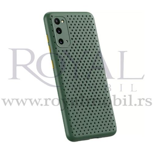  silikonska futrola soft anti slip za huawei p smart 2021 maslinasto zelena Slike