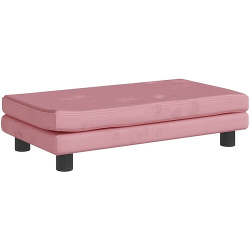  Krevet za pse s produžetkom ružičasti 100x50x30 cm bar&amp;scaron;unasti Slike