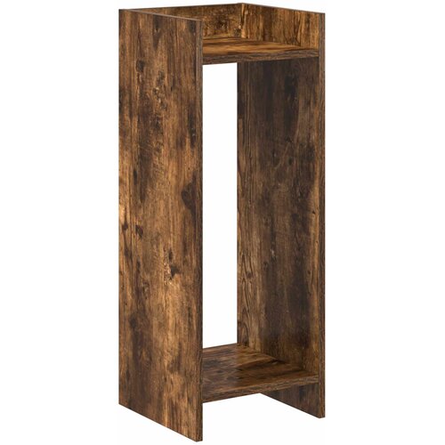  Stalak za biljke s policom Dimljeni Hrast 30 x 30 x 80 cm Slike