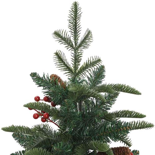  Umjetno božićno drvce Zelena 150 cm PVC i Metal i Plastika Slike