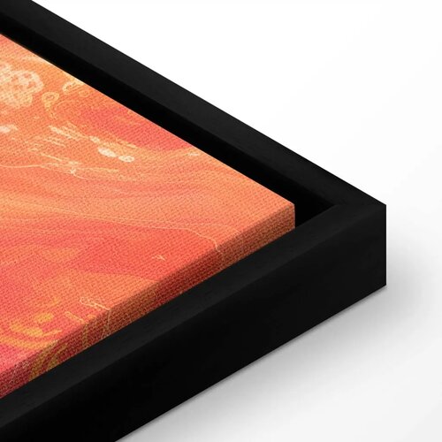  Slika - Fiery Colors - Dynamic Shapes in Colors of Fire and Pink 40x60 Cene