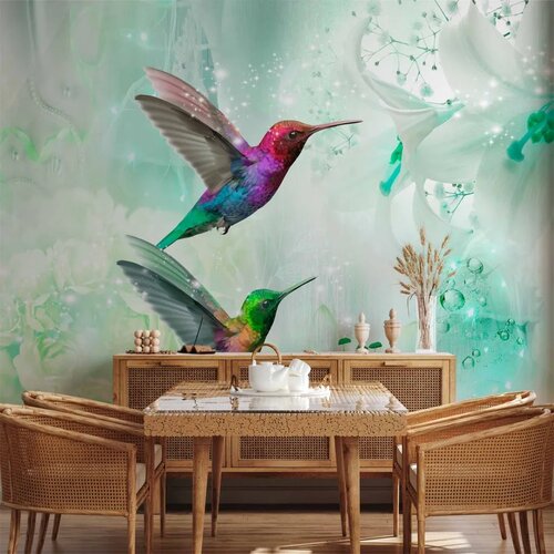  Foto tapeta - Colourful Hummingbirds (Green) 350x256 Standard Slike