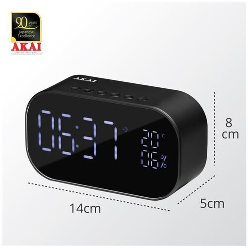 Radio budilnik Akai ABTS-S2 black Cijene