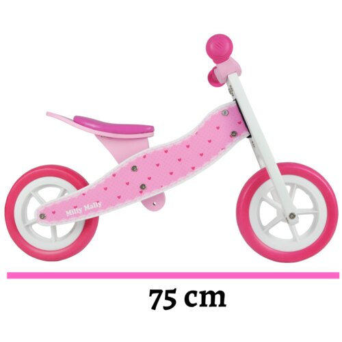 Milly Mally 2u1 tricikl bez pedala srca Slike