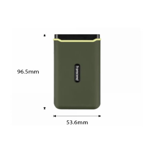 Transcend ssd ESD380C 2000GB/eksterni/USB 3.2/type c/crna Cene