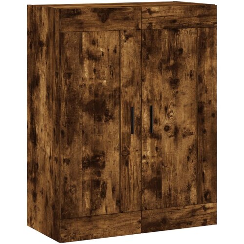Maison Chic Stenska omarica - Zidna omarica dimljen hrast 69,5x34x90 cm inženirski les iu873, (22063355) Slike