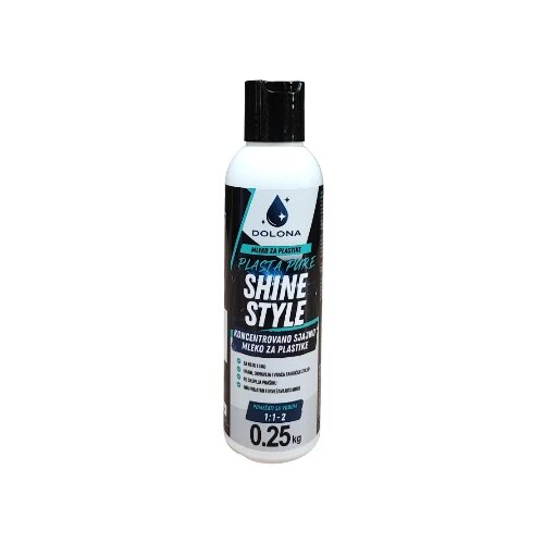 DOLONA SHINE STYLE 250 gr - Sjajno mleko za plastike Slike