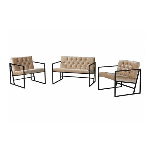 Atelier Del Sofa sofa i dve fotelje oslo light brown Slike