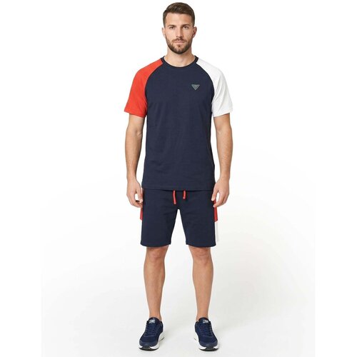 Leone 1947 Otro&amp;scaron;ki kompleti Man Set T-Shirt + Bermuda Sporting Modra Slike