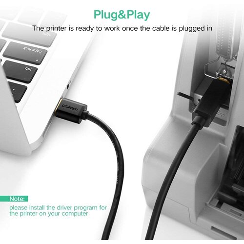 Ugreen usb 2.0 m na usb b m kabl za &amp;Scaron;tampač 10m ( 10374 ) Slike