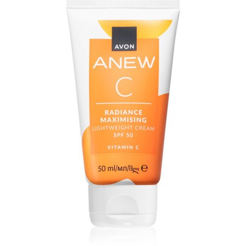 Avon Anew C Radiance Maximising lahka dnevna krema SPF 50 50 ml Slike
