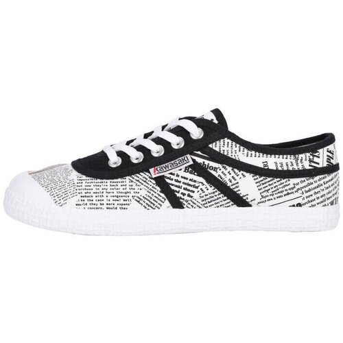 Kawasaki News paper Canvas Shoe K202414-ES 1002 White Bijela Slike