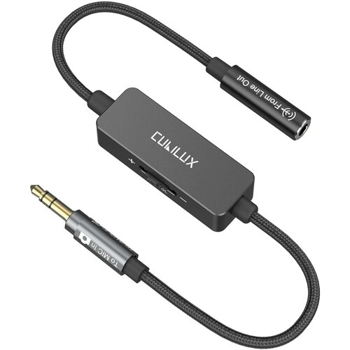CUBILUX 30 cmkabel 3,5 mm Line Out&amp;ndash;Mic In z regulatorjem Slike