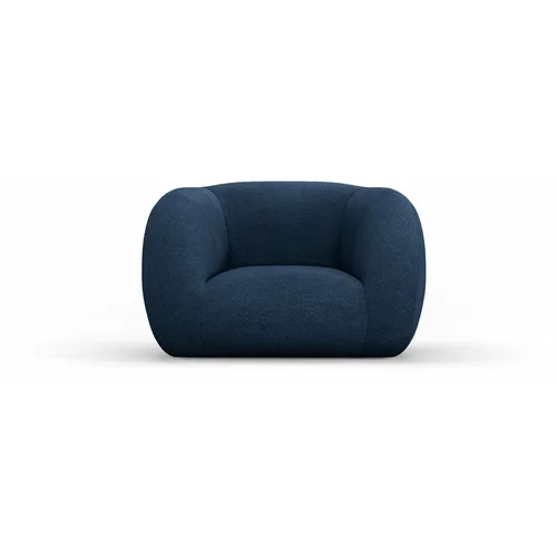 Cosmopolitan Design Plava fotelja od bouclé tkanine Essen –