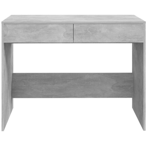  Radni stol boja betona 101 x 50 x 76,5 cm od konstruiranog drva Slike