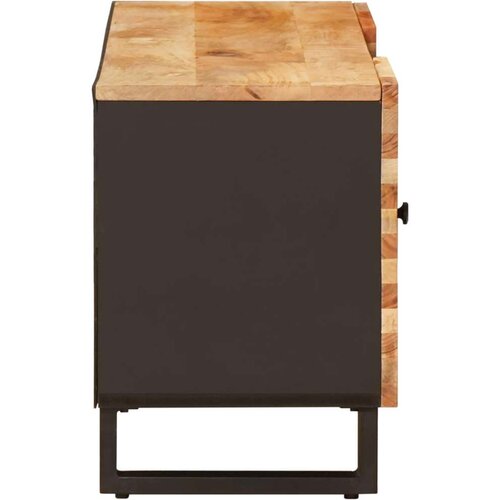  ormar s pohranom Smeđa 105 x 33 5 x 46 cm Čvrsto drvo manga Slike
