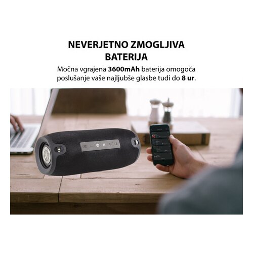 Manta Bluetooth zvočnik + woofer SPK15GO, črna Cene
