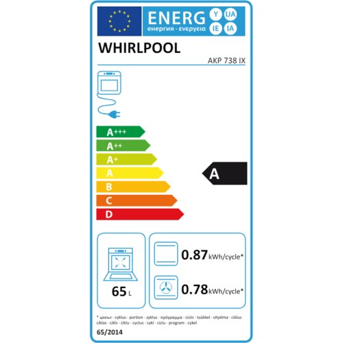 Whirlpool AKP 738 IX ugradna rerna Slike