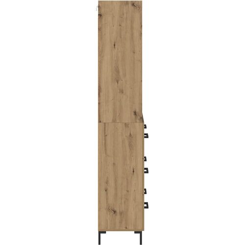  Highboard Umjetnički hrast 69,5 x 34 x 180 cm Konstruirano drvo Slike