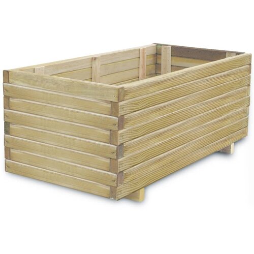 vidaXL Visoka greda 100x50x40 cm lesena pravokotna, (20618471) Cene