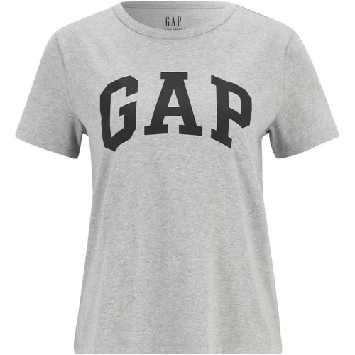 Gap Petite Majica siva / črna