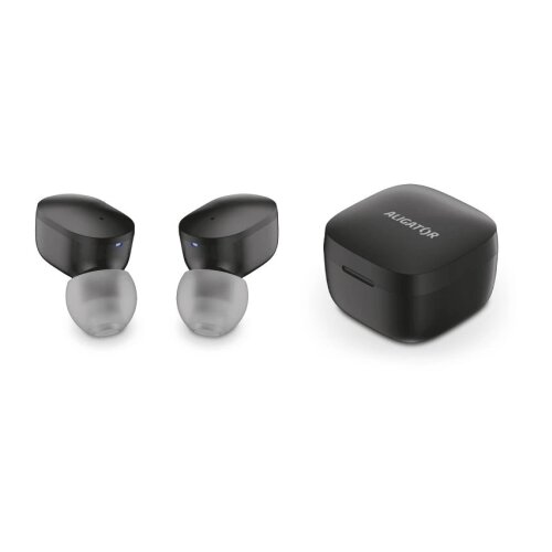 ALIGATOR TWS05 - bežične slu&amp;scaron;alice pods lite 200 mah + 2x 30 mah IP30 crne Slike