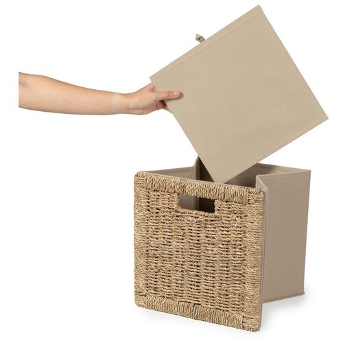 Compactor &amp;Scaron;katla za shranjevanje iz morske trave v naravni barvi 30x30x30 cm &amp;ndash; Slike
