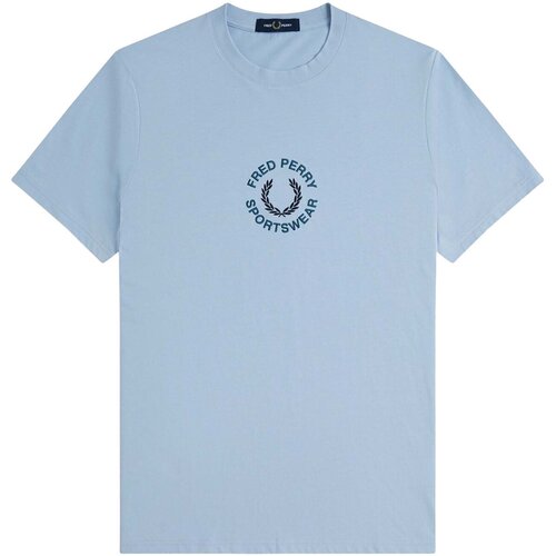 Fred Perry Majice & Polo majice Fp Sportswear Graphic T-Shirt Modra Cene
