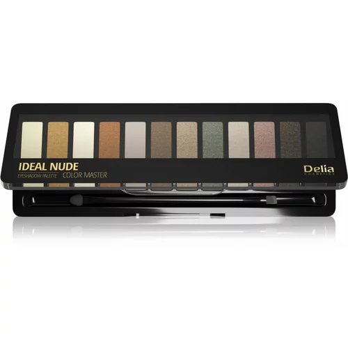 Delia Cosmetics Ideal Nude Color Master paleta sjenila za oči nijansa 01 18 g