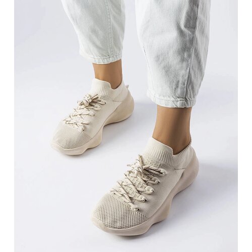 Gemre Beige Women's Sports Shoes Côté Cijene