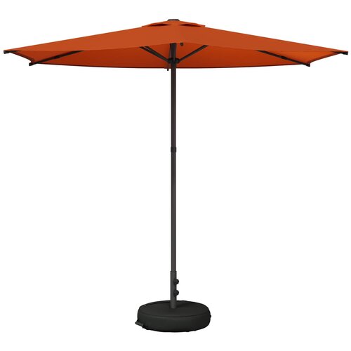vidaXL Vrtni Parasol s Podnožjem 270 x 270 cm Poliester Pravokutni - Terakota 2 7 x 2 7 m s podlogom Cene