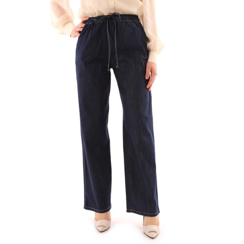Emme Marella Jeans straight FINGERE Modra Slike
