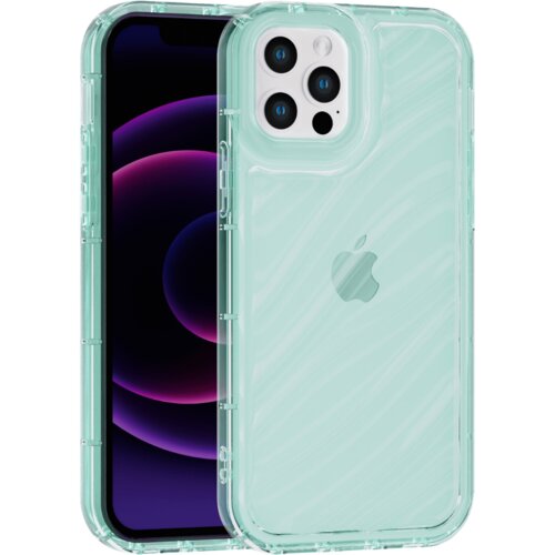 Apple aurora wave maska za iphone 12 pro max - zelena Cene