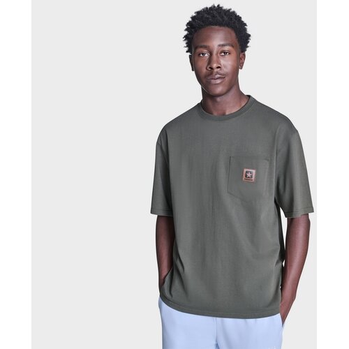 Converse mu&Scaron;ka majica brushed cotton box patch t-shirt Cene
