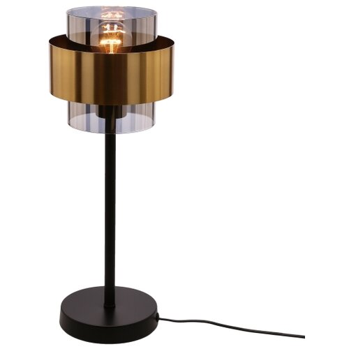  Stona lampa SPIEGA 1xE27/60W/230V zlatna/crna Slike