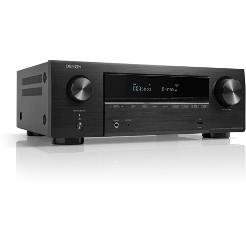 Denon AVR-X1800HDAB crna 7,2 kanalna 8K 175W AV-sprejemnik z vgrajenim sistemom HEOS® in DAB+. Cene
