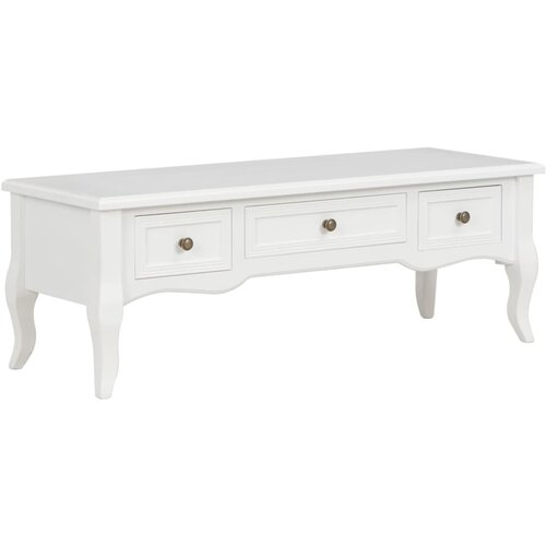 The Living Store TV omarica iz lesa 100x35x35 cm bela - TV Omarica, (21374992) Slike