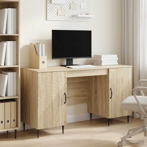  Stol Hrast sonoma 142,5 x 50 x 75 cm Konstruirano drvo Cijene