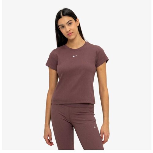 Nike W nsw rib tght ss tee Cene