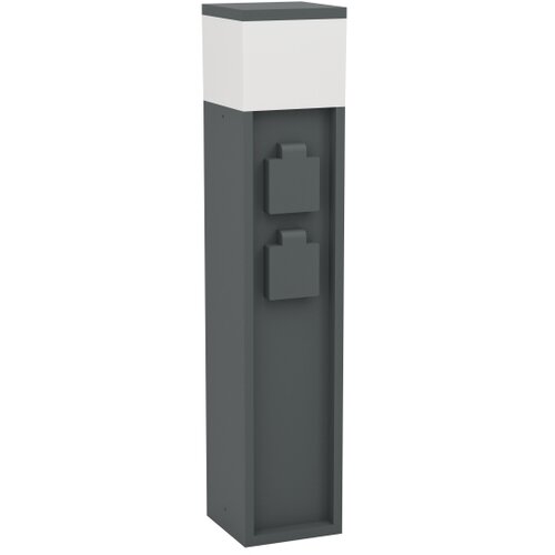 Eglo 901032 - Spolja&amp;scaron;nja svetiljka sa 2 utičnice PARK 1xE27/25W/230V IP54 antracit Slike
