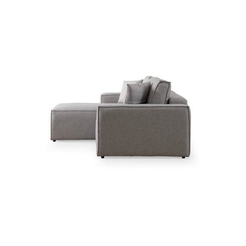 Atelier Del Sofa Kutna sofa Pirlo 145x43x206cm Svijetlo siva Slike