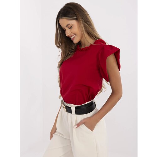 LAKERTA Blouse-LK-BZ-506781-1.12-red Slike